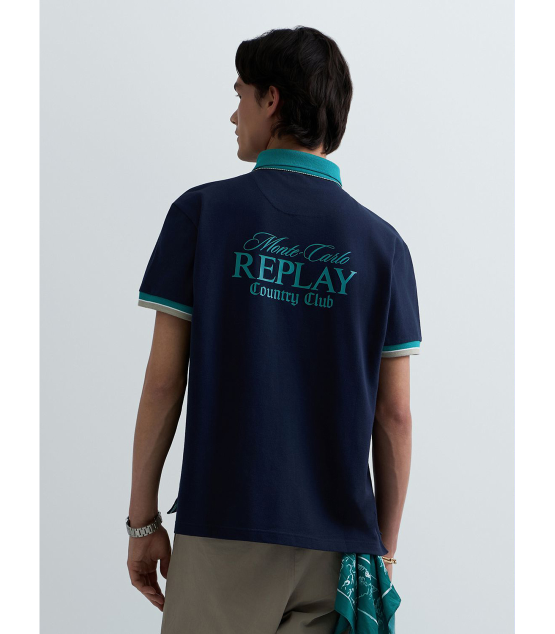 REPLAY &times; Monte Carlo Country Club ポロシャツ 詳細画像 ネイビー 3